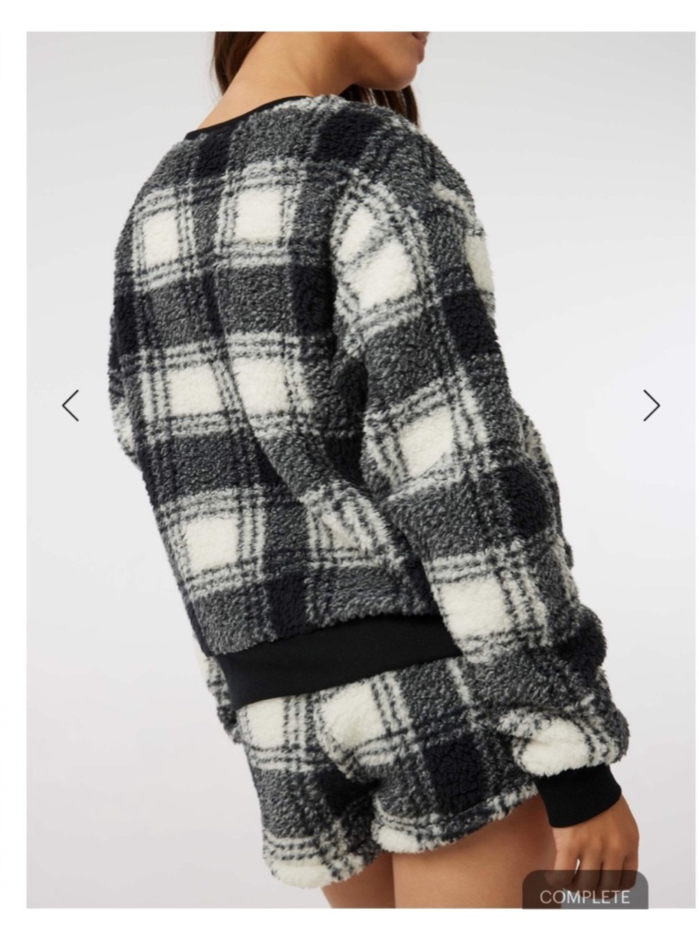 ☀️ Ardene ☀️ fuzzy plaid pj set